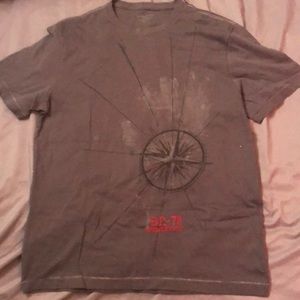 Vintage grafic T // trendy, gray, oversized